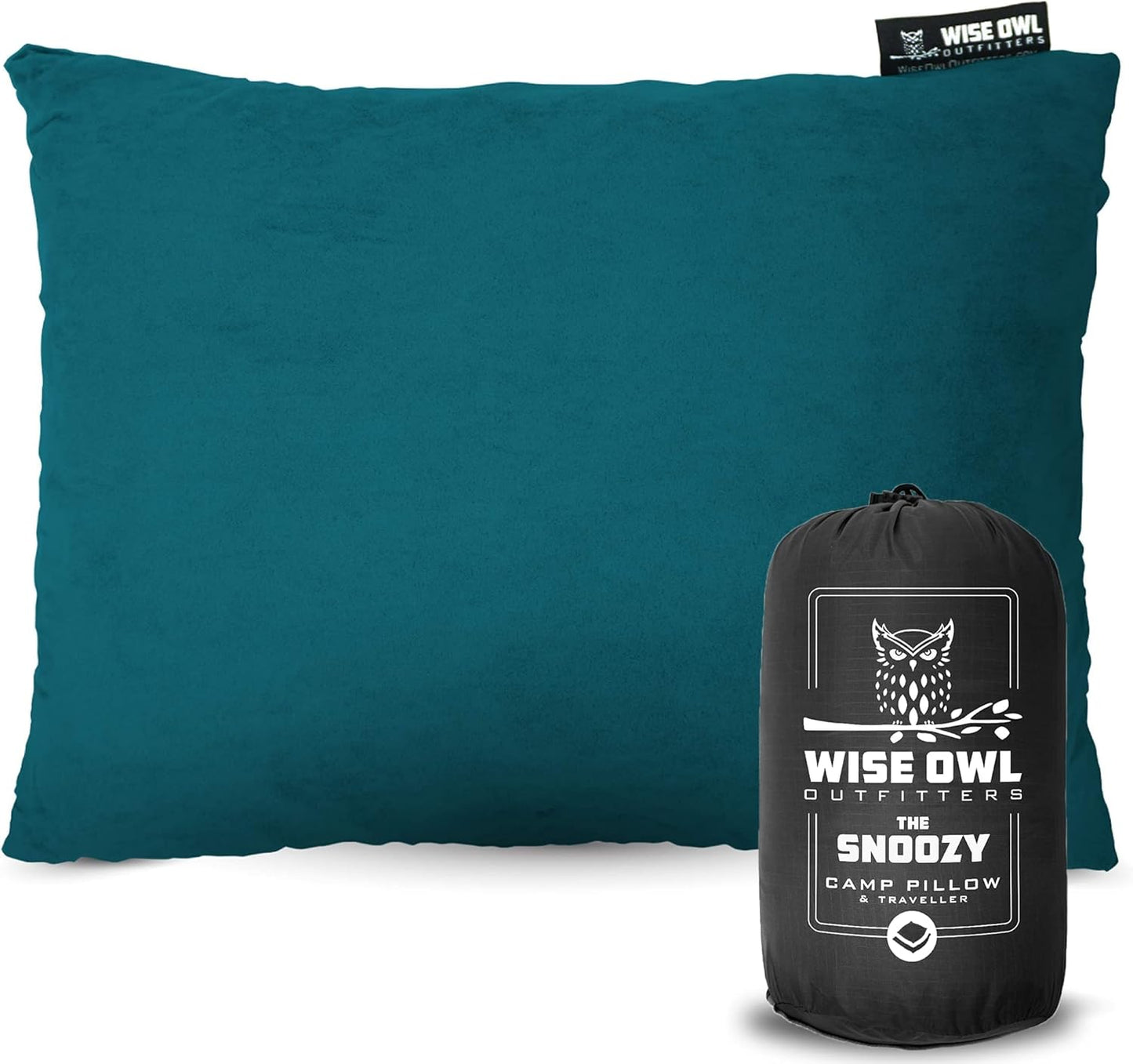Wise Owl Outfitters Camping Pillow for Travel & Outdoor Use