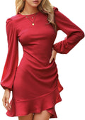 Women's Knit Sweater Bodycon Mini Dress - Flattering Ribbed Fit