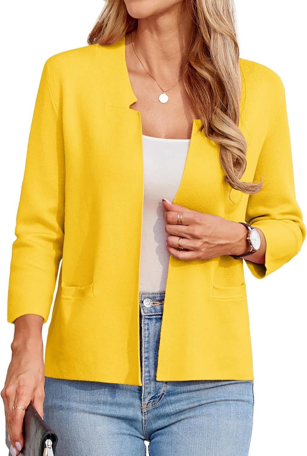 Stylish GRACE KARIN Women Sweater Blazer for Business Casual Wear