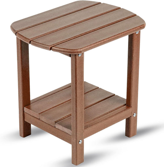BZY Adirondack Outdoor Side Table - Perfect 16.5in Patio Table