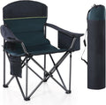 HIGH POINT SPORTS Camping Folding Chair - Heavy Duty Oversized Comfort