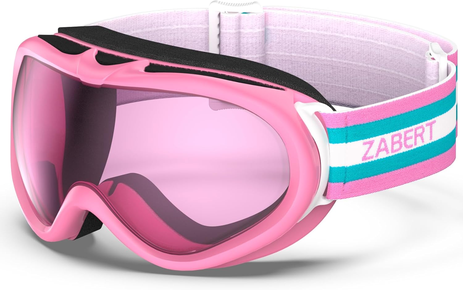 ZABERT Youth Ski Goggles | Age 6-14 | OTG Over Glasses