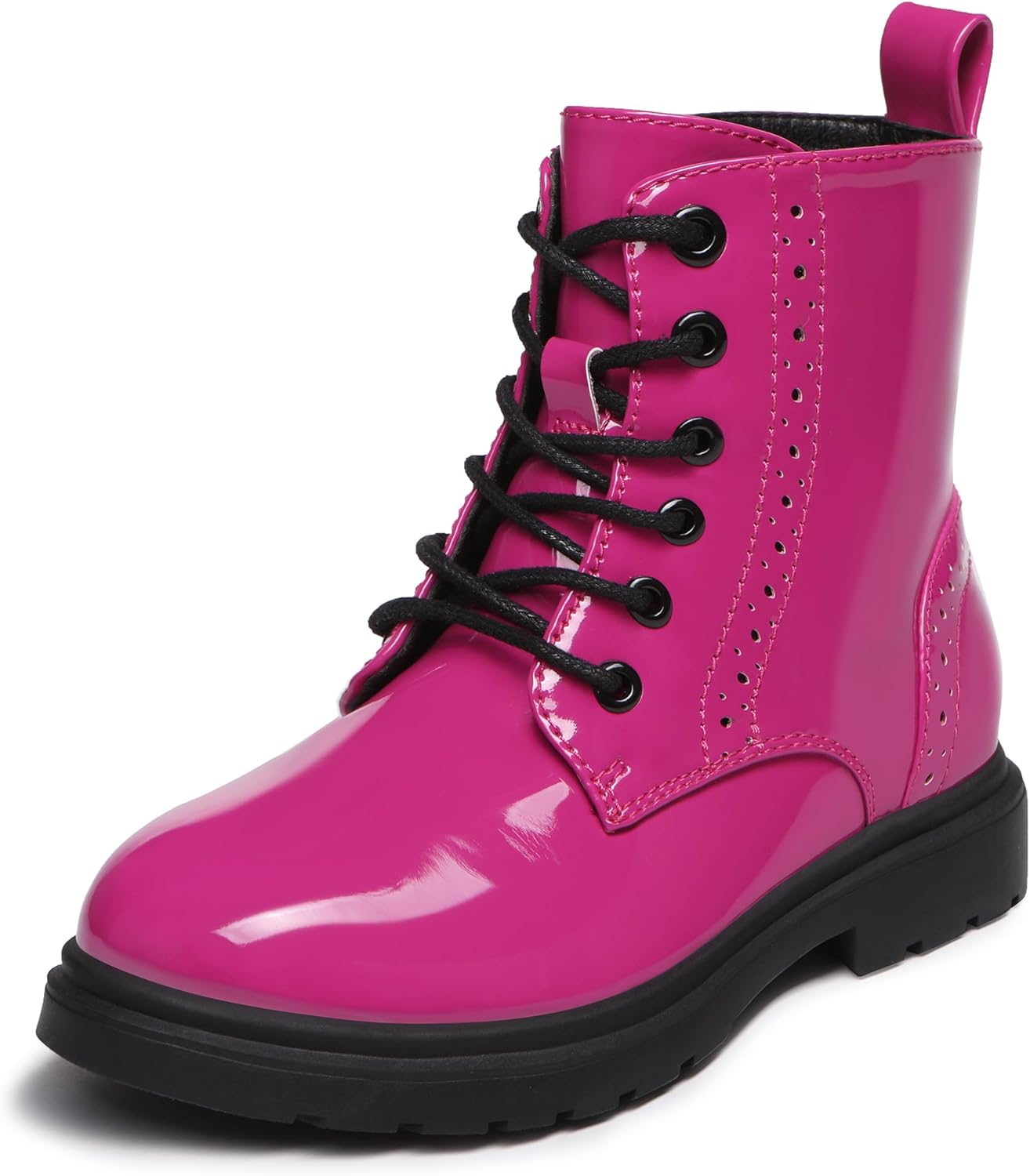 Athlefit Boys Girls Waterproof Combat Boots for Active Kids