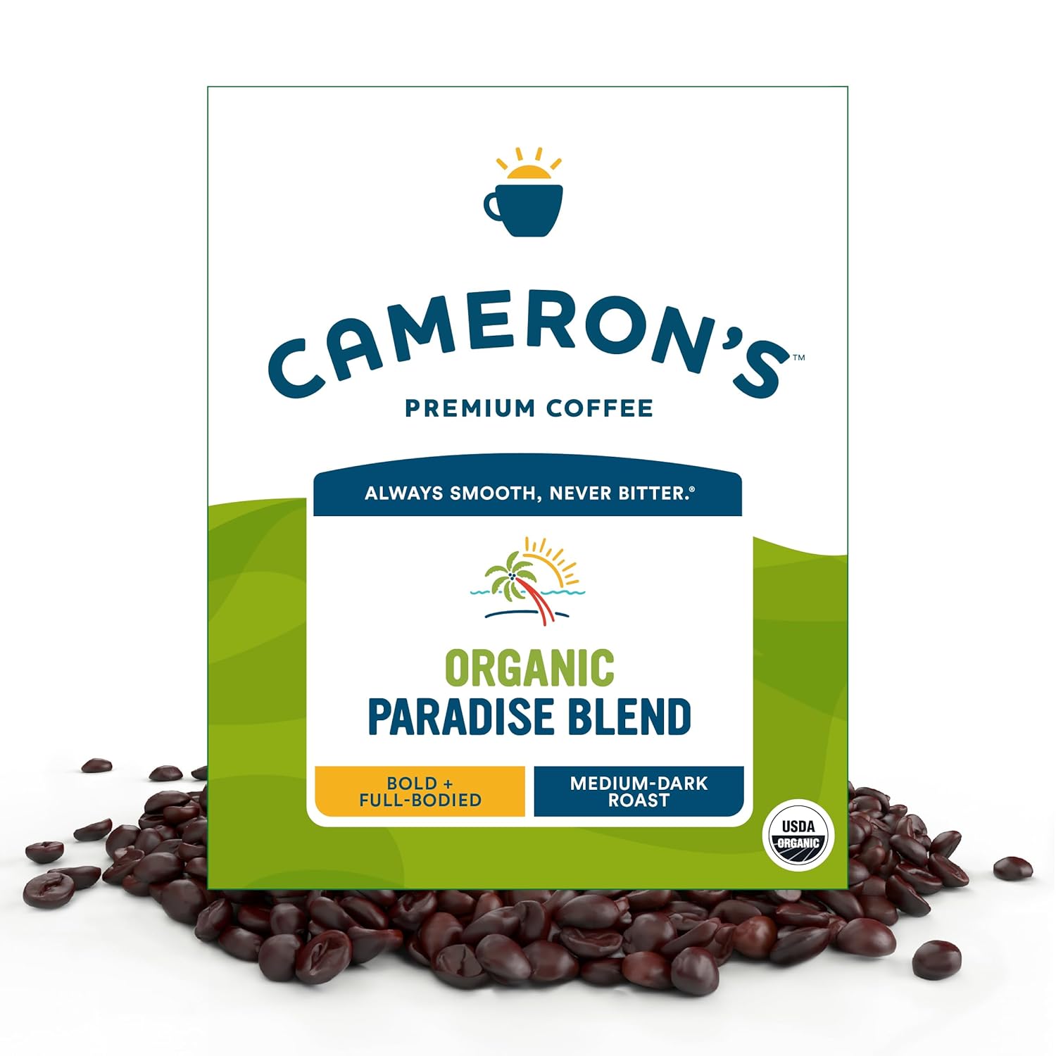 Cameron's Organic Paradise Blend Coffee - Rich and Flavorful