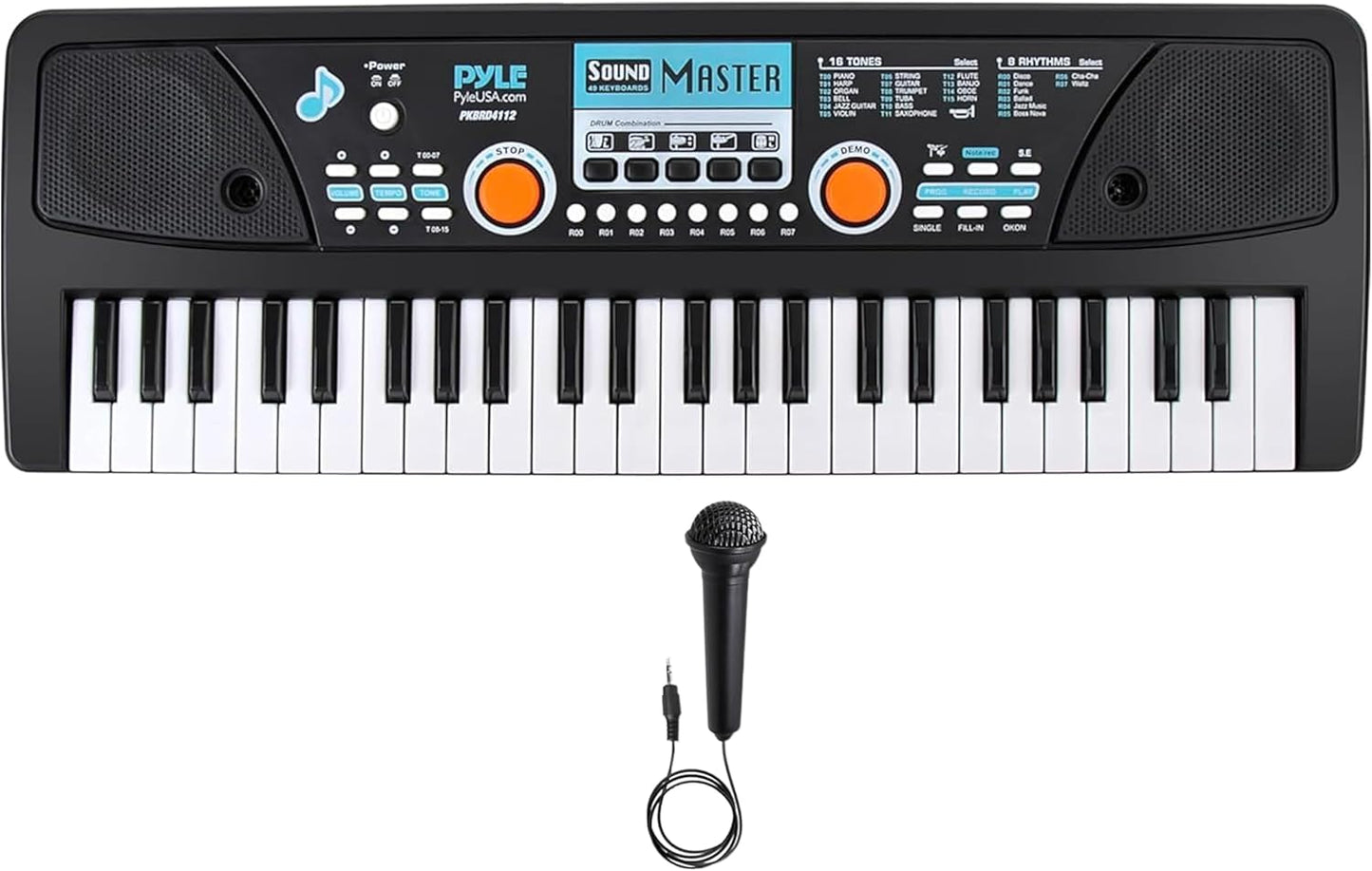 Pyle 49-Key Electric Keyboard - Portable Karaoke Piano