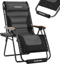 Zero Gravity Chair 30In XL Oversized Patio Recliner - Supports 500lbs