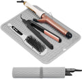 Oversize Silicone Heat Resistant Mat for Hair Tools - Portable Travel