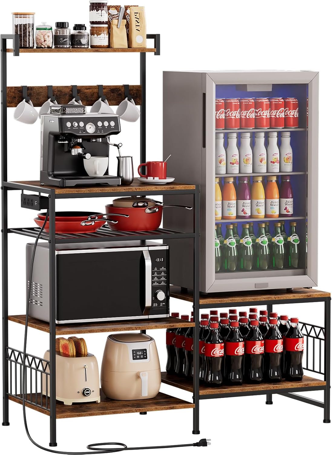 Sturdy Portin Mini Fridge Stand - Large Capacity!