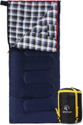 REDCAMP Flannel Sleeping Bag for Cold Weather Camping Comfort