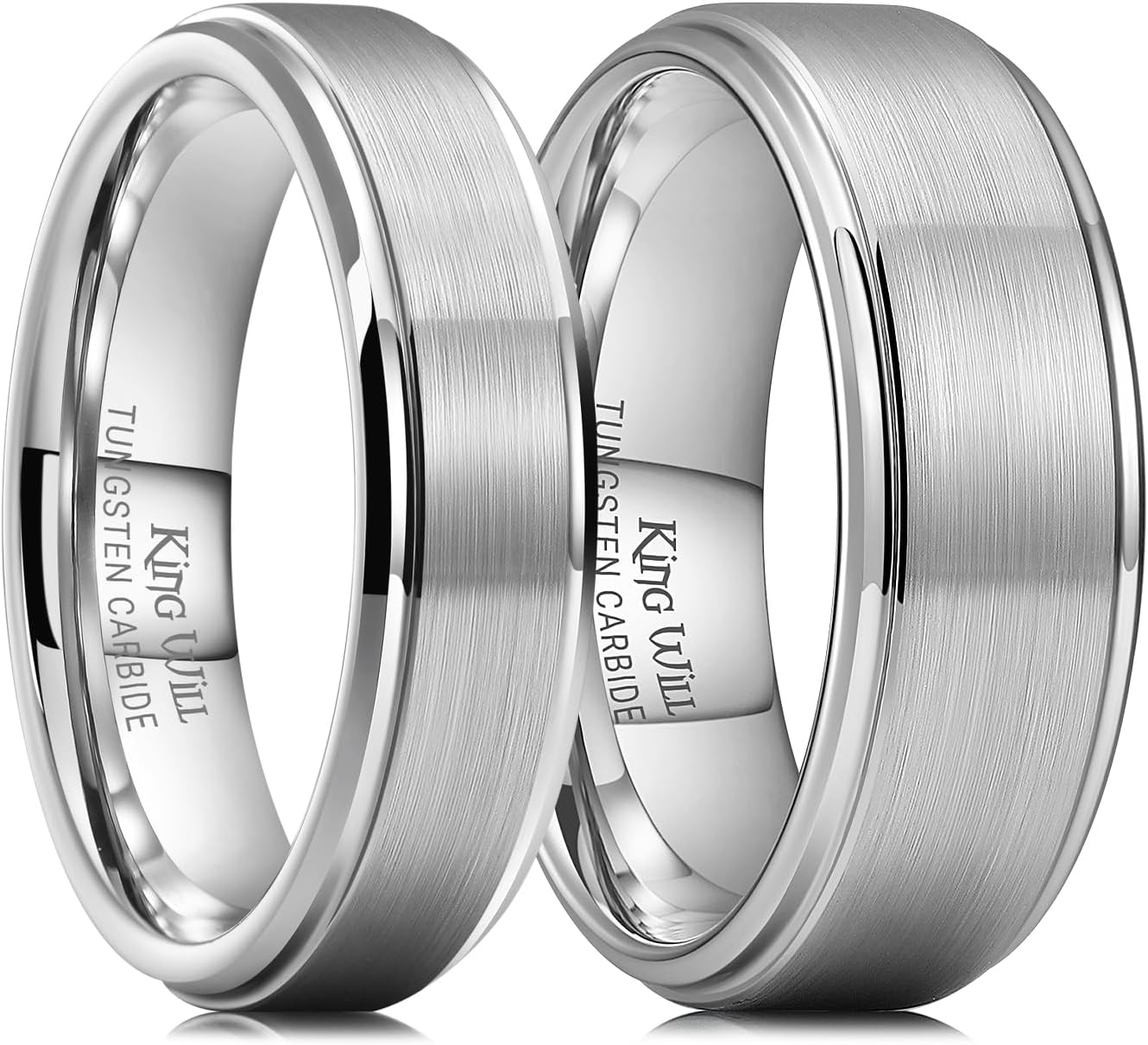 Classic Tungsten Wedding Band for Men - Comfort Fit Style