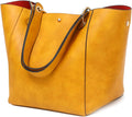 Large Work Tote Bag for Women - Roomy Vegan Leather Tote