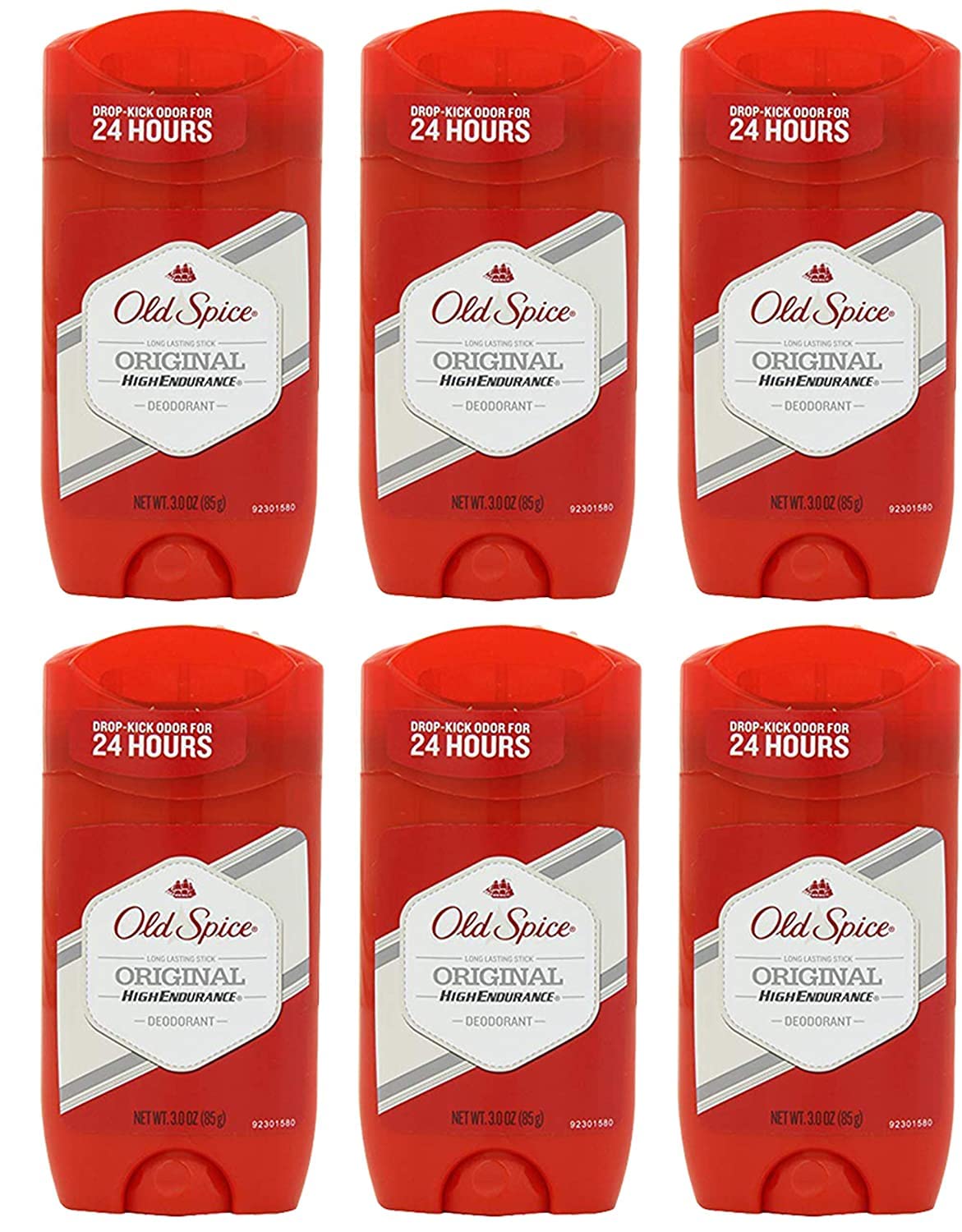 Old Spice Deodorant 3 Ounce Original Solid 6 Pack for Men
