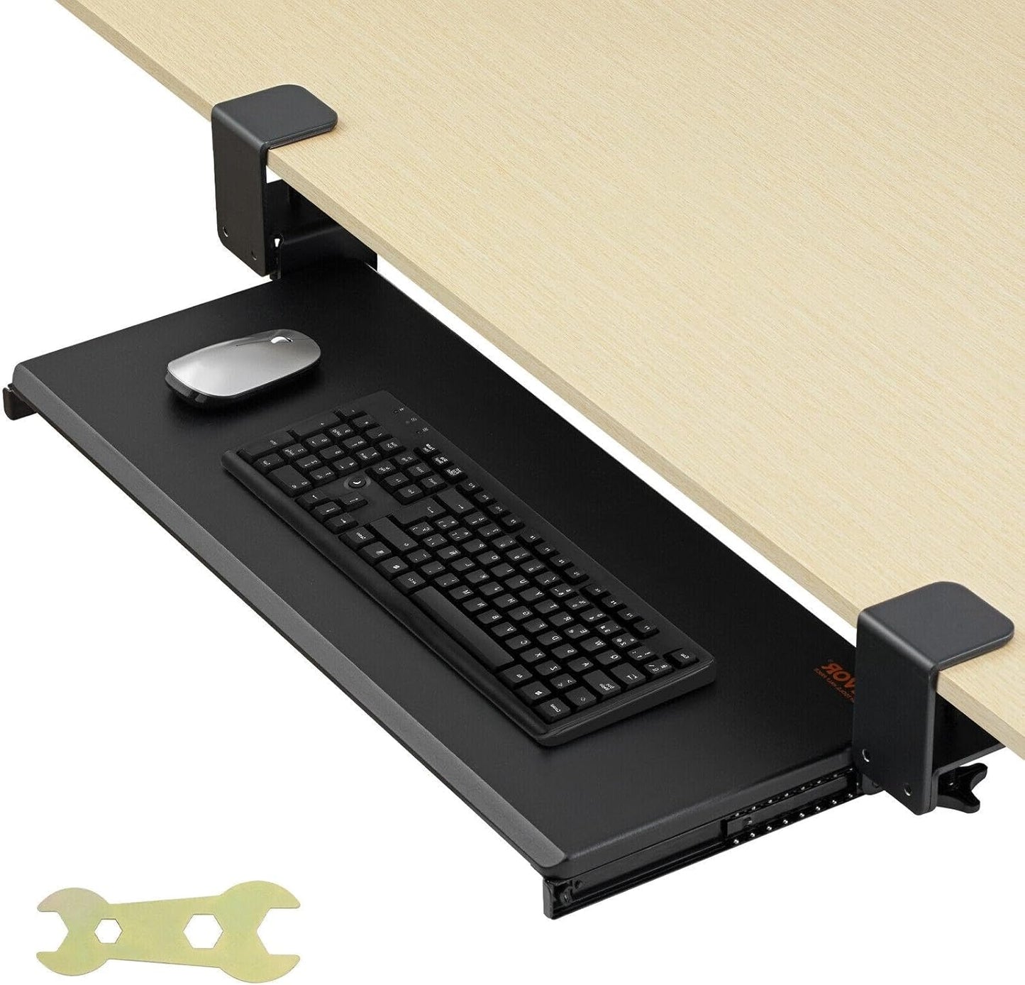 Effortless Desk Organization: CLAMP Mount Keyboard Tray