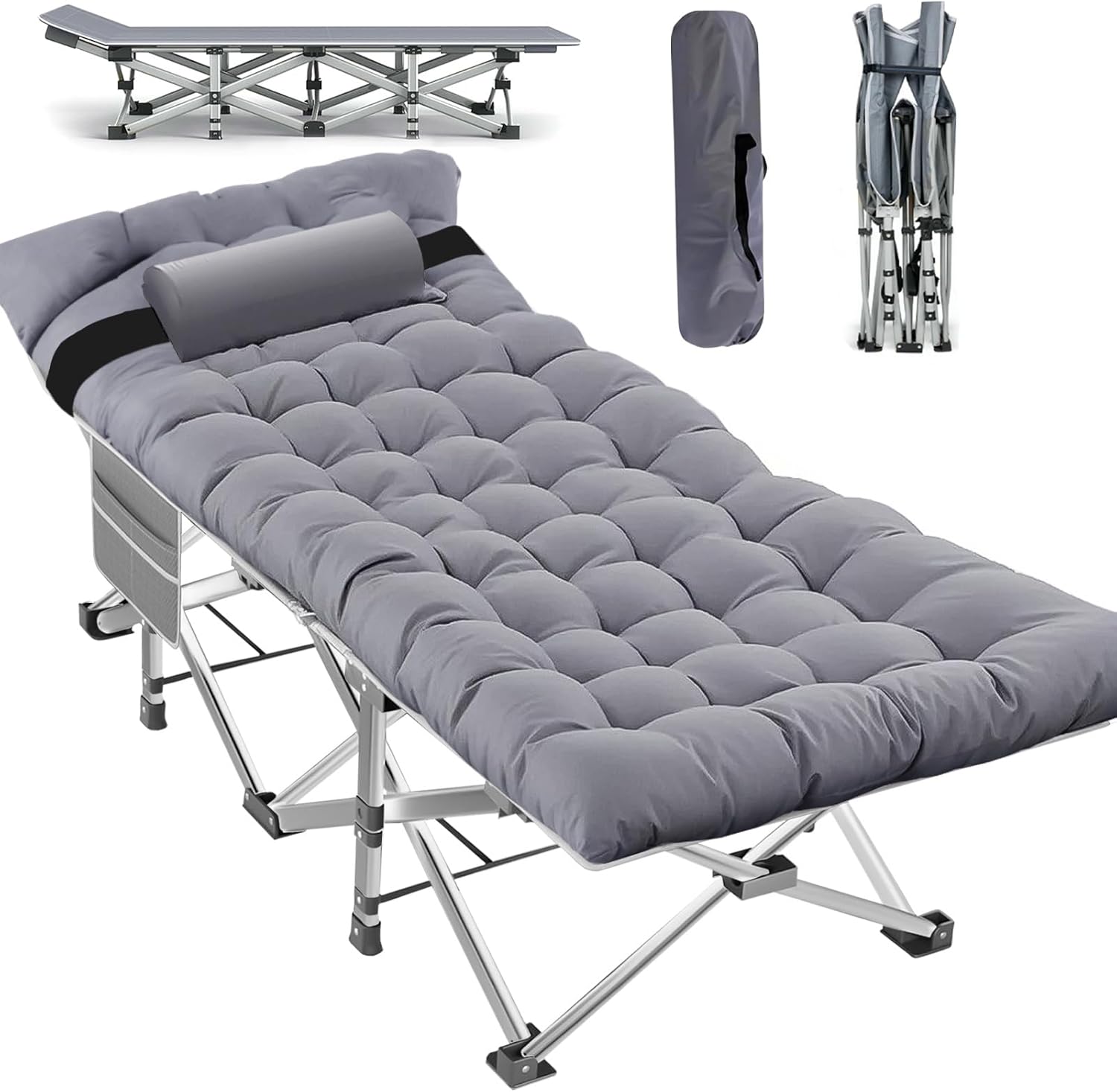 Durable Foldable Camping Cot - Portable Bed for Outdoor Adventures