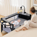 INFANS Pack and Play 5 in 1 Baby Bedside Sleeper - Versatile Portable