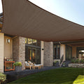 LOVE STORY Custom Size 12ftx24ft Brown Sun Shade Sail Rectangle