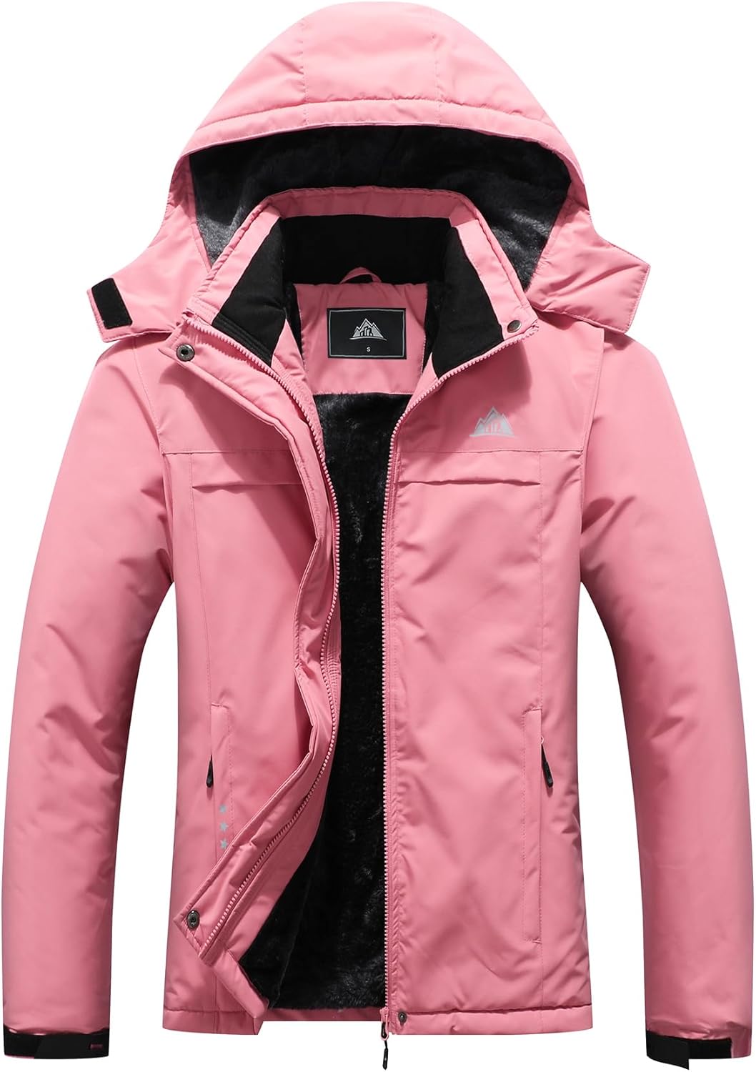 MOERDENG Women's Ski Jacket - Waterproof & Cozy