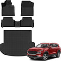 Auxko All Weather Floor Mats Cargo Mat Fit for Hyundai Santa FE