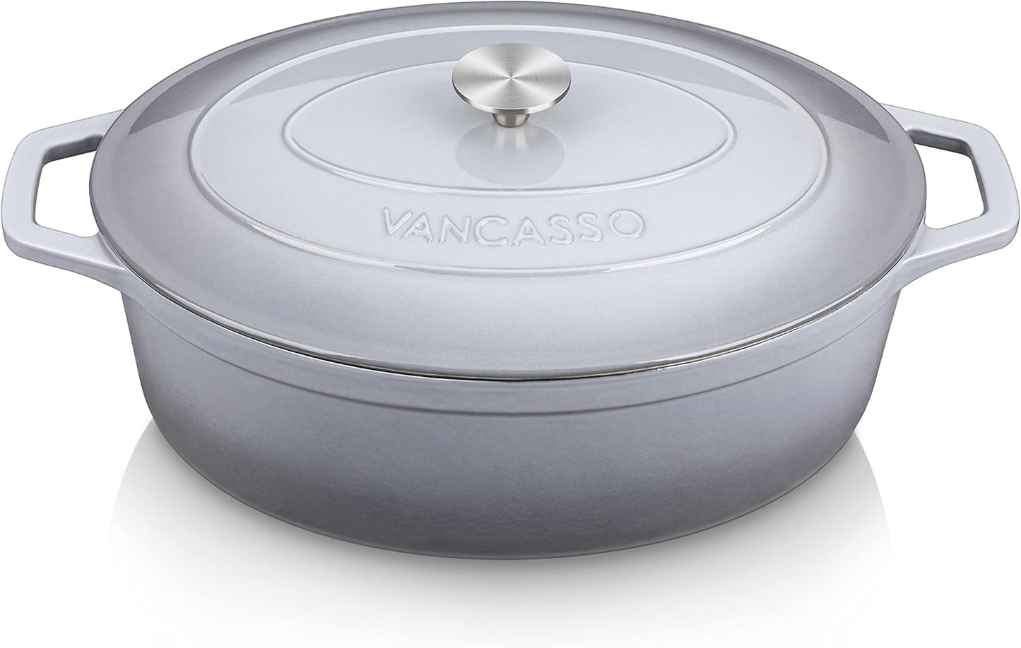 vancasso Enameled Cast Iron Dutch Oven for Versatile Cooking