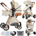 2 in 1 Convertible Baby Stroller with Bassinet Mode - Lightweight Fold
