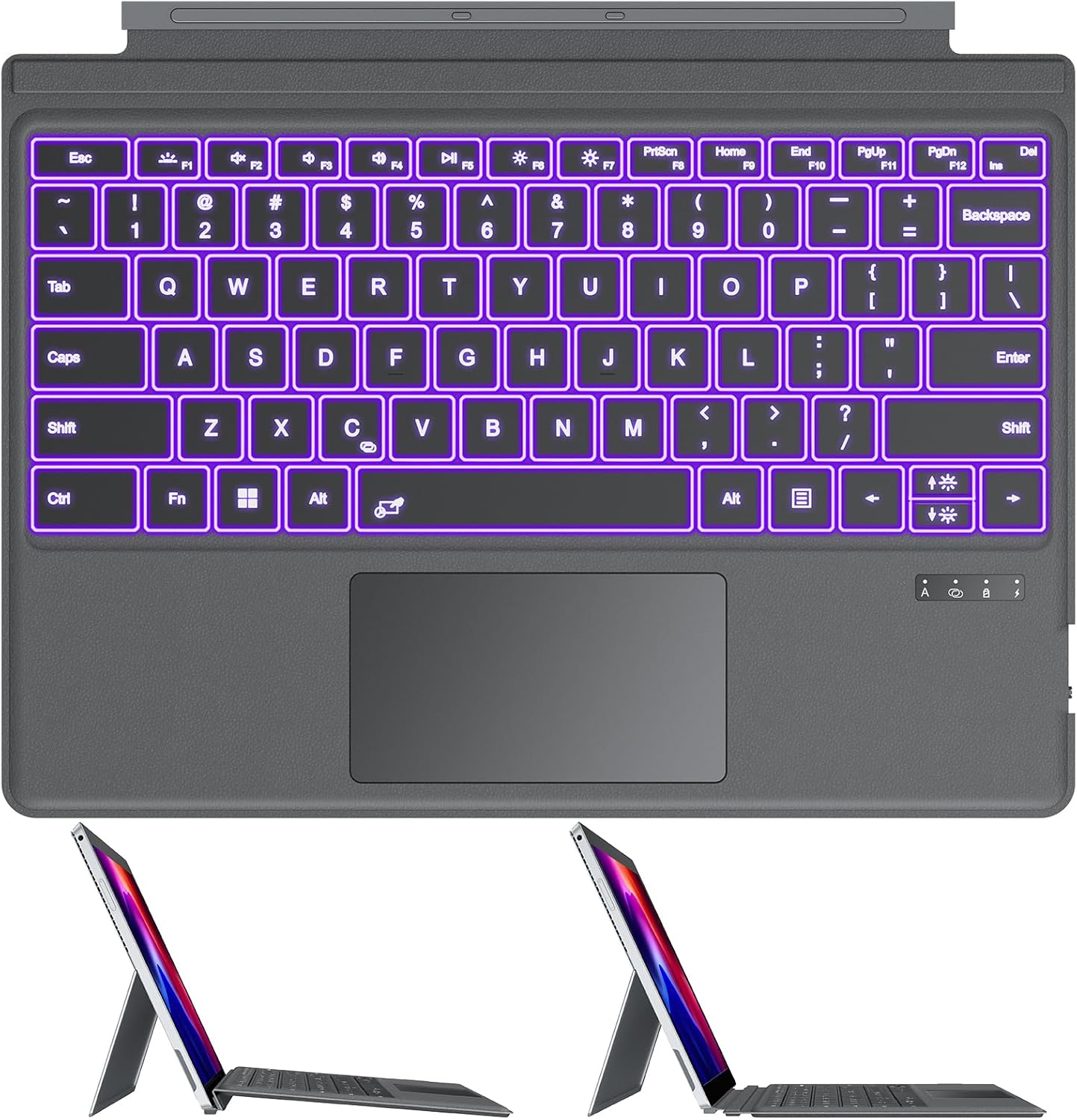 OMOTON Wireless Keyboard for Surface Pro 7/6/5/4/3 with Touchpad