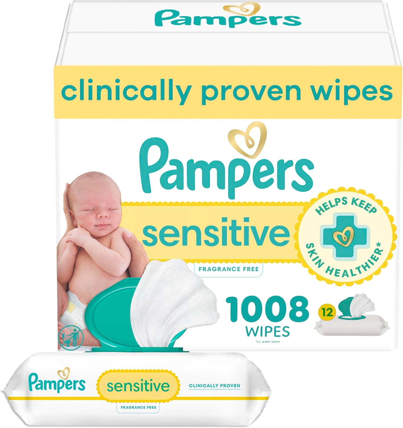 Pampers Sensitive Baby Wipes: Gentle Care for Delicate Skin