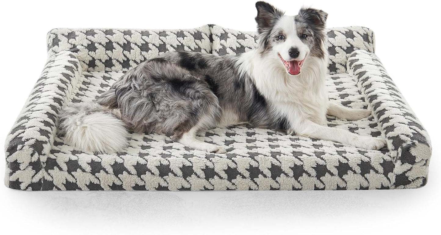 Orthopedic Dog Bed with Memory Foam for Large Dogs and XL Pets