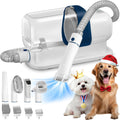 Pet Grooming Vacuum & Dog Grooming Kit - Low Noise, 2.3L Cup