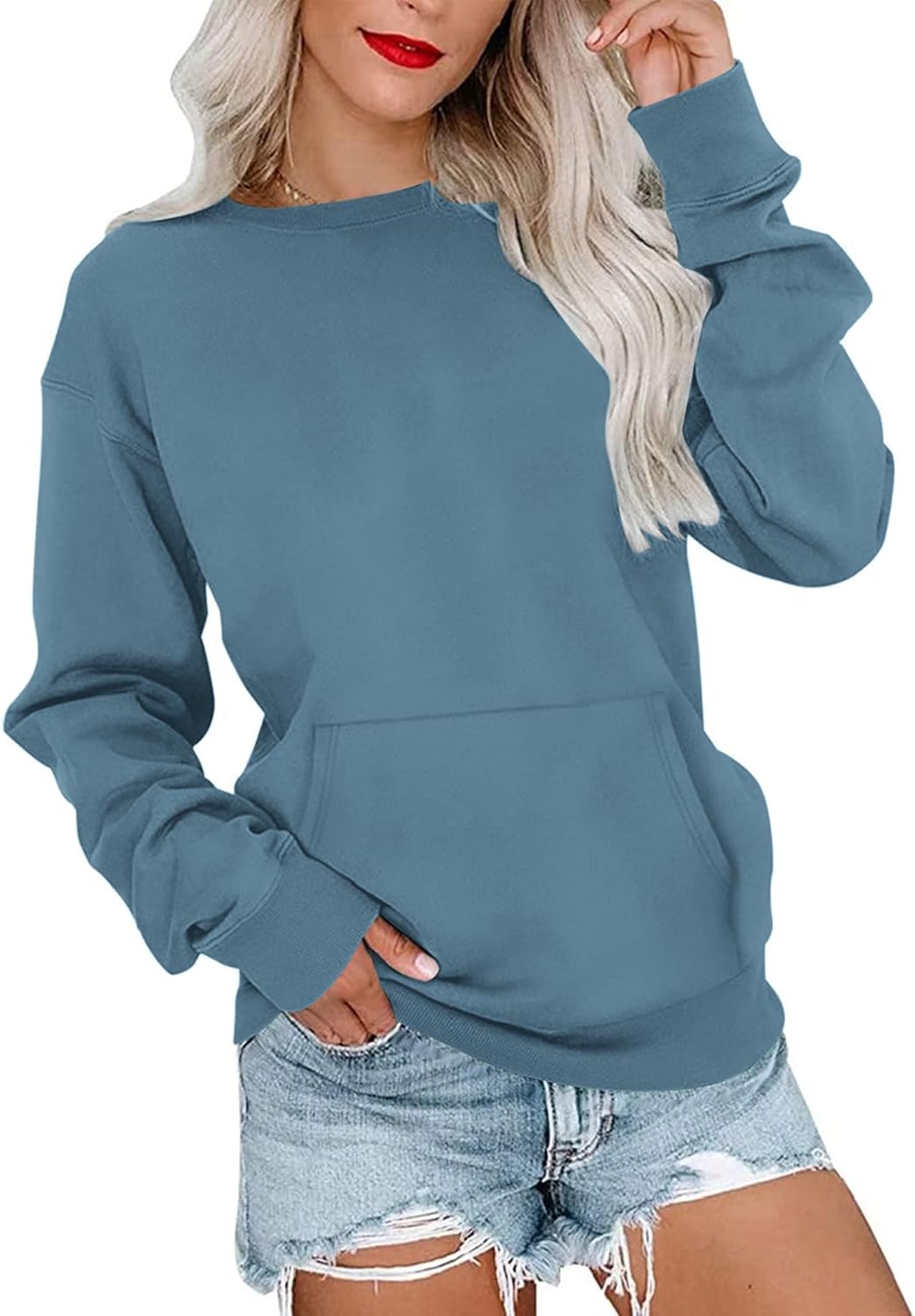 MISFAY Womens Oversized Sweatshirt Casual Long Sleeve Hoodie