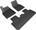 3D MAXpider Custom Fit Kagu Floor Mat (Black) Compatible with Tesla