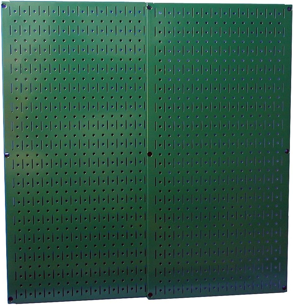 Wall Control Green Metal Pegboard 2 Pack for Ultimate Storage