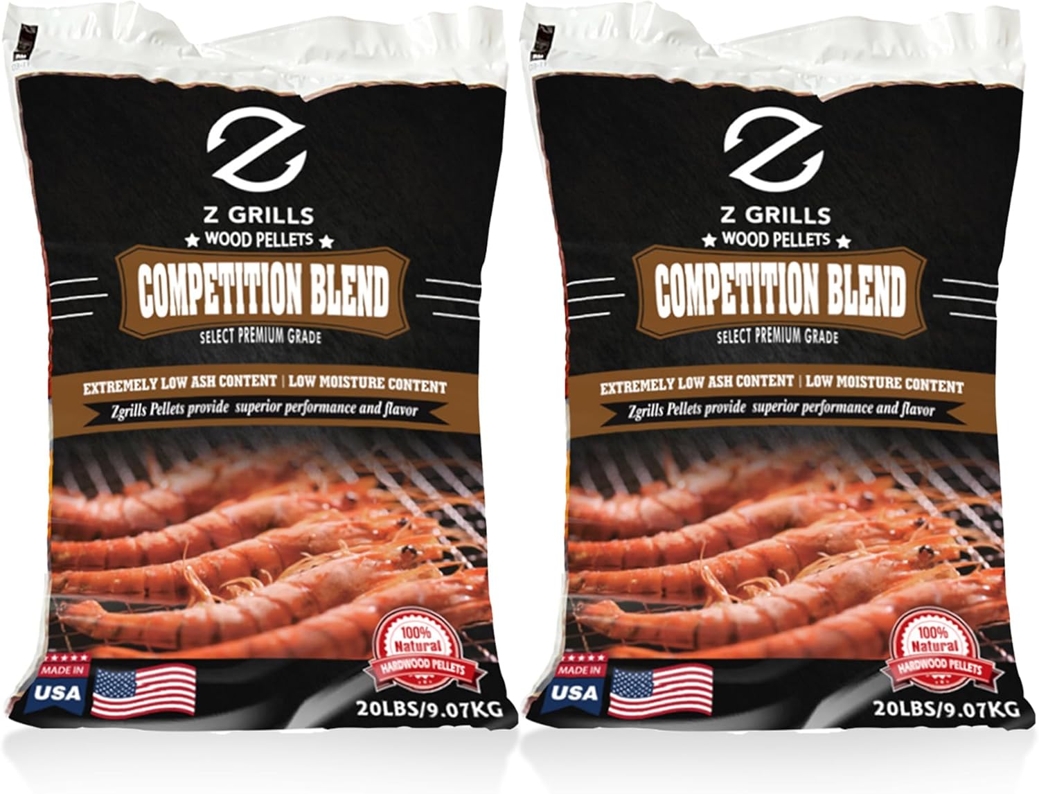 Z GRILLS Wood Pellets for Smoker Grill - Natural Hardwood Flavor