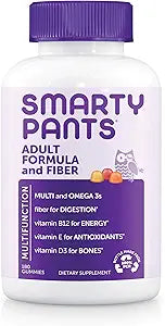SmartyPants Daily Gummy Multivitamin for Adults with Fiber