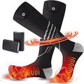 Rechargeable Heated Socks for Women and Men - Long Battery Warmth