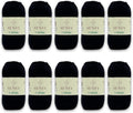 Sensy Calinia 10 Skeins Mercerized Giza Cotton Yarn - Fine Gauge