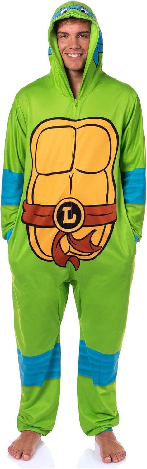 Teenage Mutant Ninja Turtles Hooded Union Suit for Adults