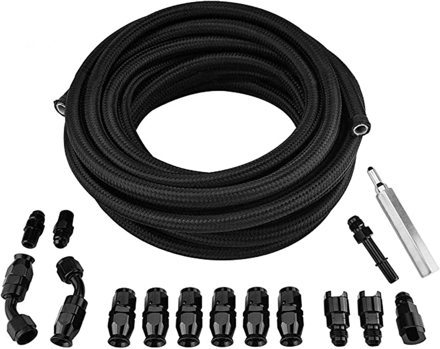 PTFE LS Swap EFI Fuel Line Fitting Kit for High-Performance Use