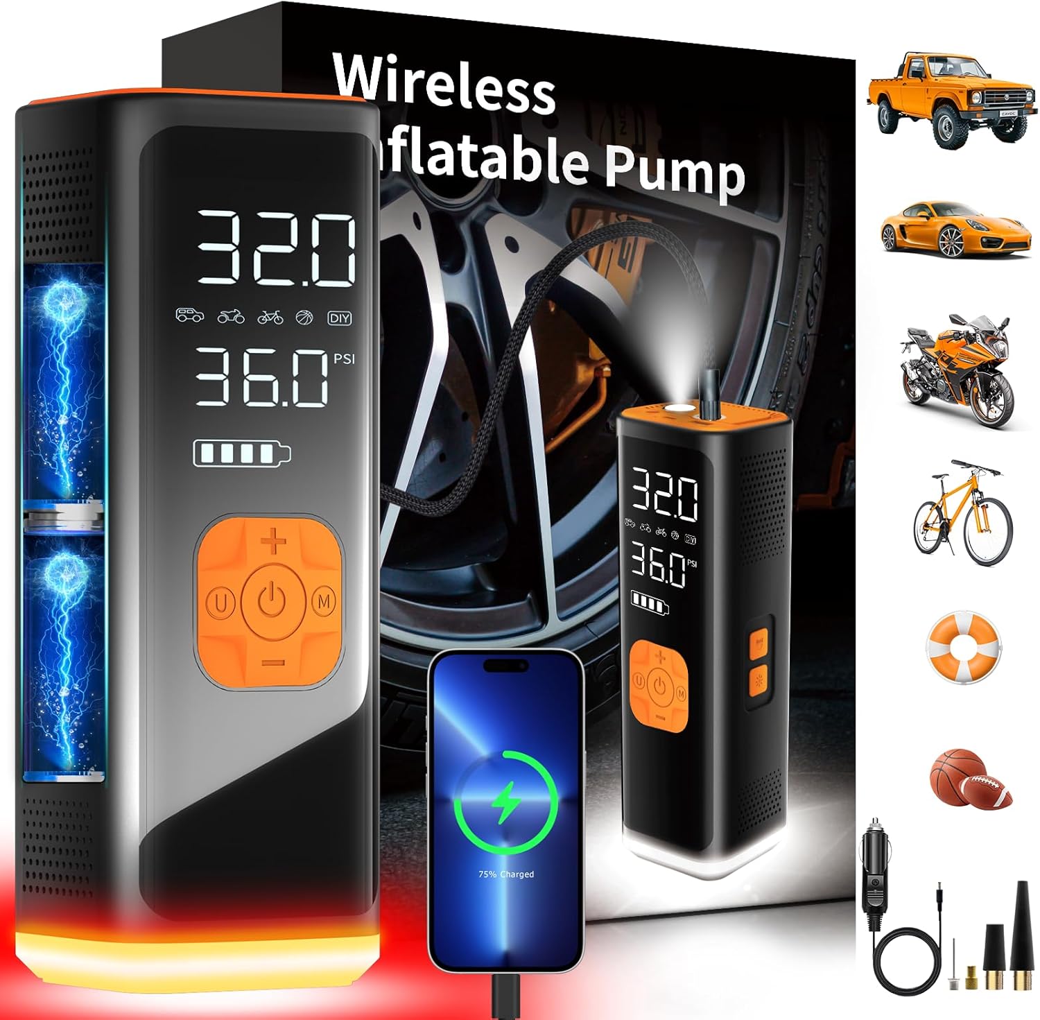 Ultimate Portable Tire Inflator - 150PSI Power!