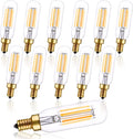 Vintage LED Edison Bulbs E12 Candelabra Dimmable - Warm 12-Pack