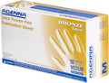 Adenna Bronze 5.5 mil Powder-Free Latex Exam Gloves, Medium - Durable