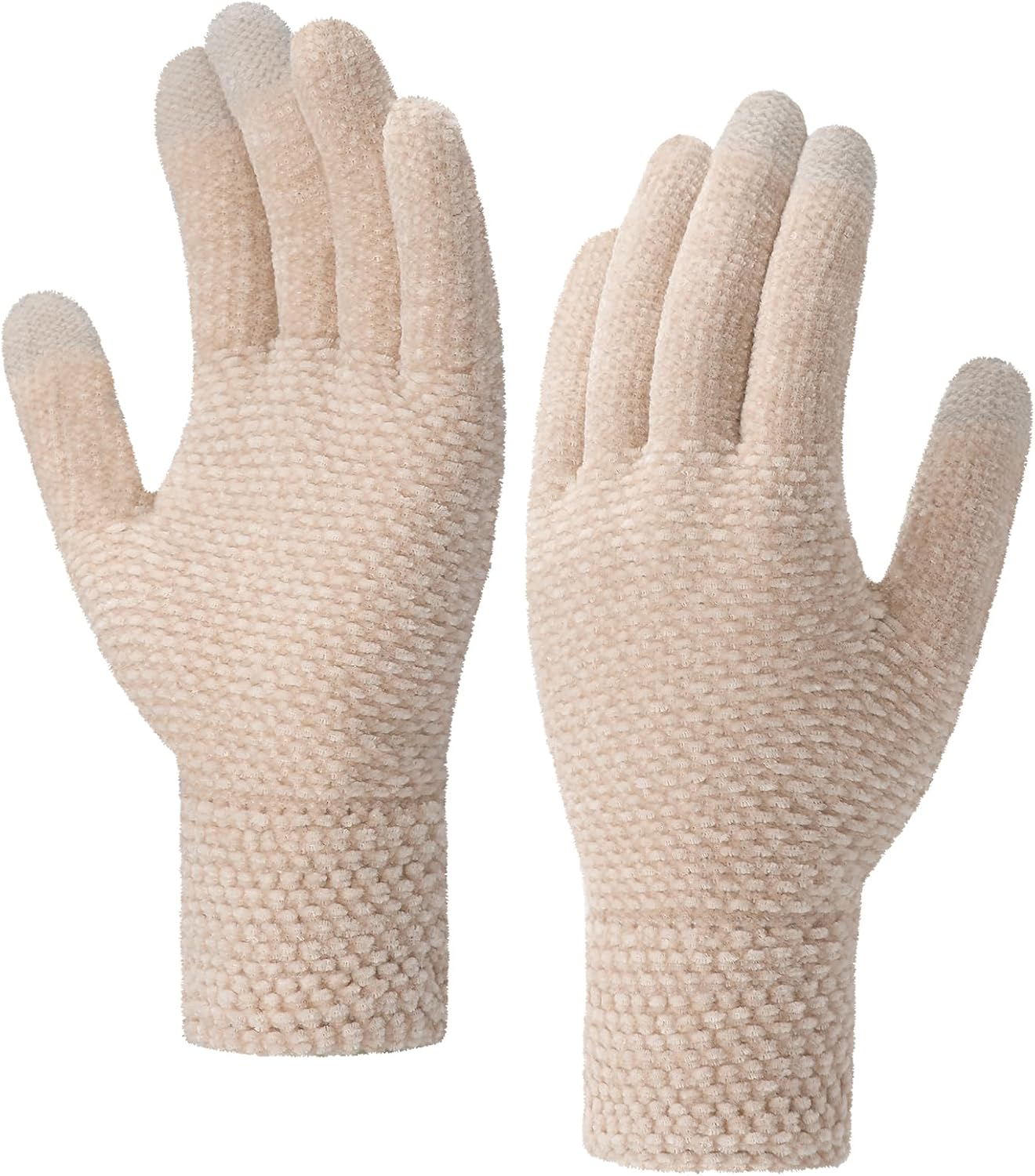 Chenille Winter Gloves - Touchscreen Friendly!
