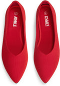 Pointed Toe Flats for Women Dressy Red Ballet Flats - Comfortable