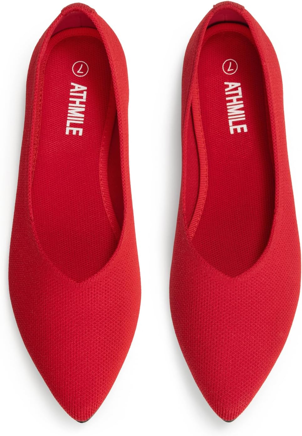 ATHMILE Pointed Toe Flats for Women - Stylish and Comfortable