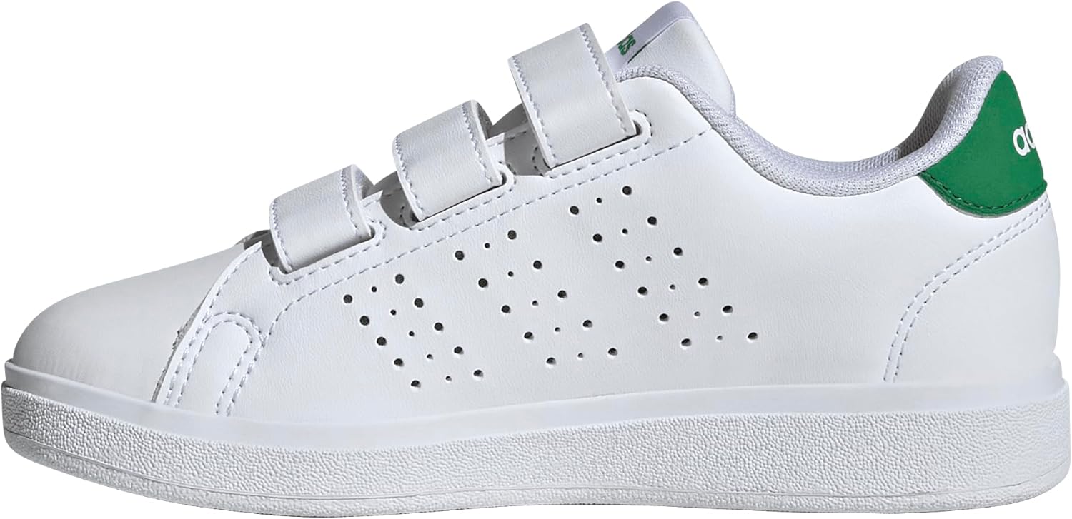 Adidas Unisex-Child Advantage Base 2.0 Hook & Loop Sneakers