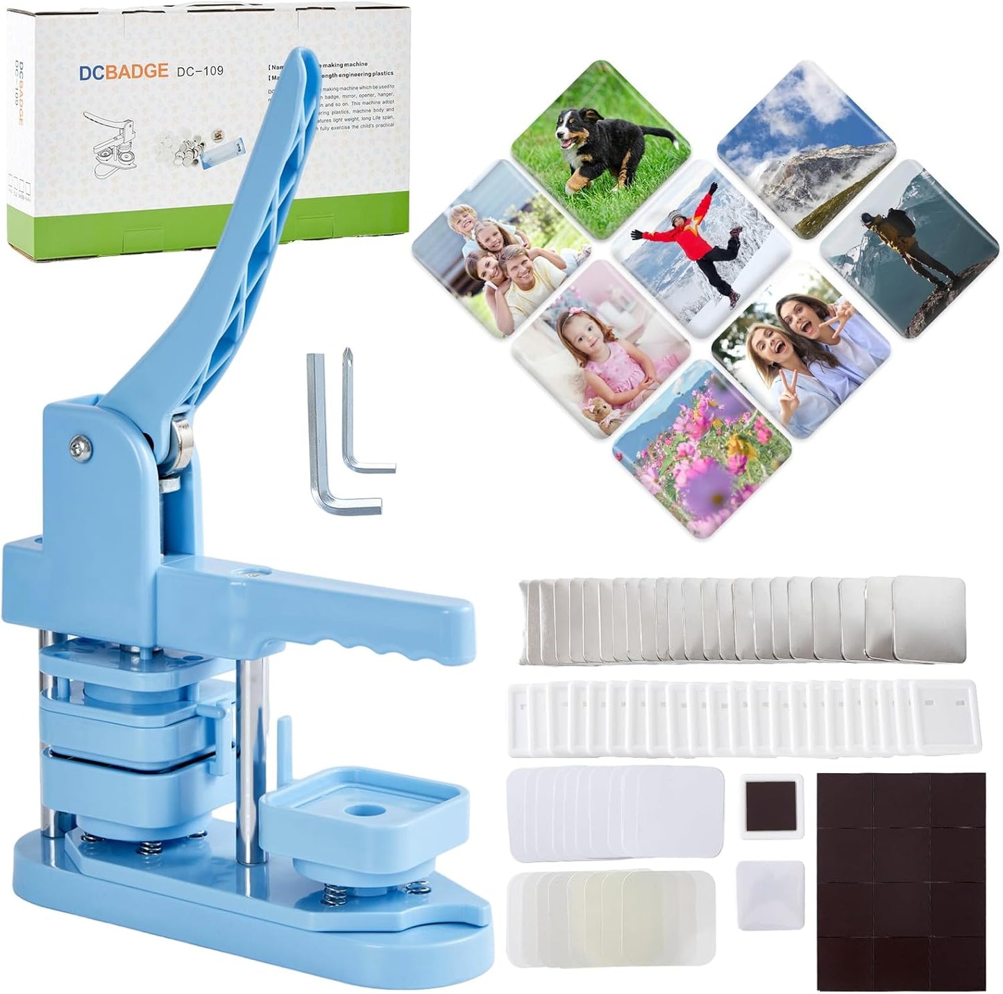 Photo Magnet Making Machine for DIY Crafts and Business Use