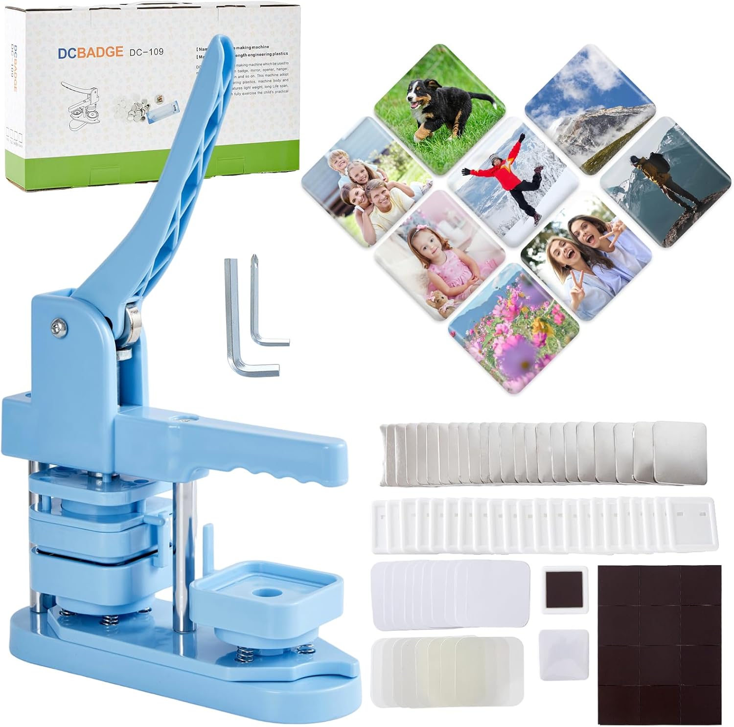 Photo Magnet Making Machine for DIY Crafts and Business Use