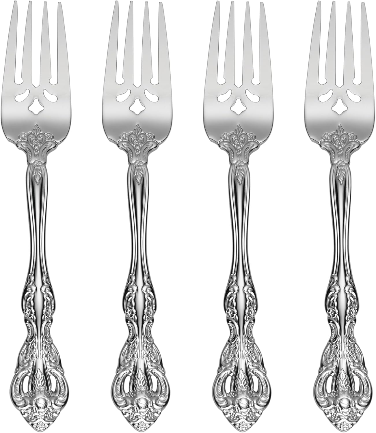 MICHELANGELO S/4 Salad Forks - Premium Quality Stainless Steel