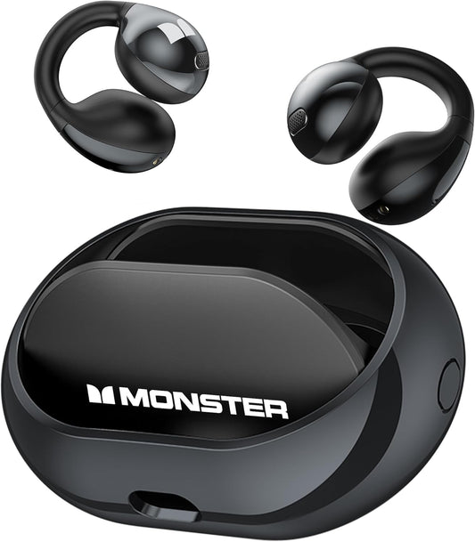 Monster Open-Ear Bluetooth Earbuds: HiFi Stereo & Clear Calls
