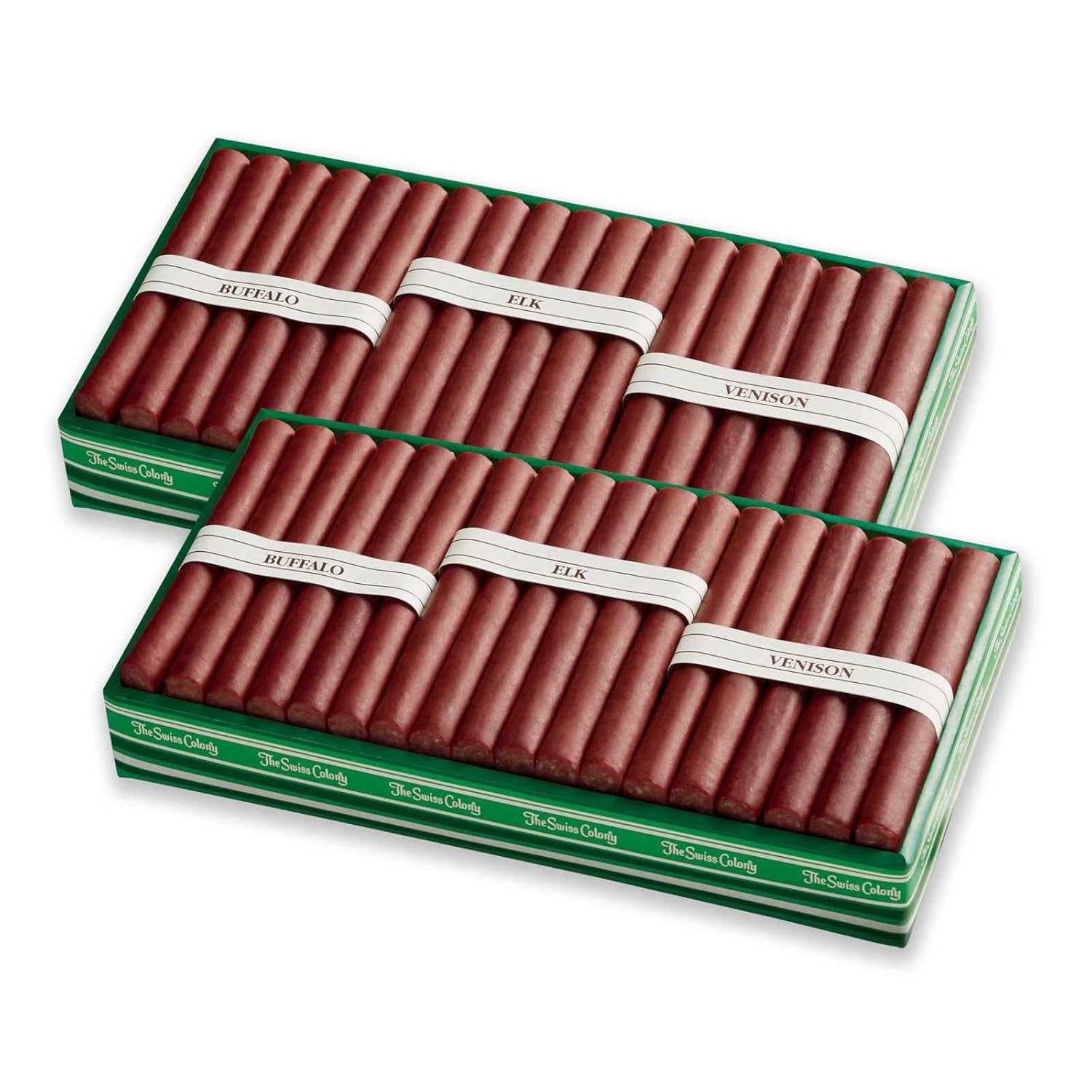 Exotic Meat Sticks Gift Box - Unique Blend of Buffalo, Elk, Venison
