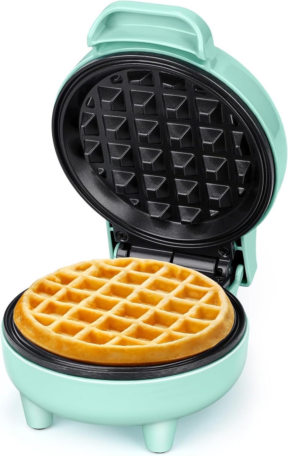 YASHE Mini Waffle Maker: Quick, Non-Stick Goodness!